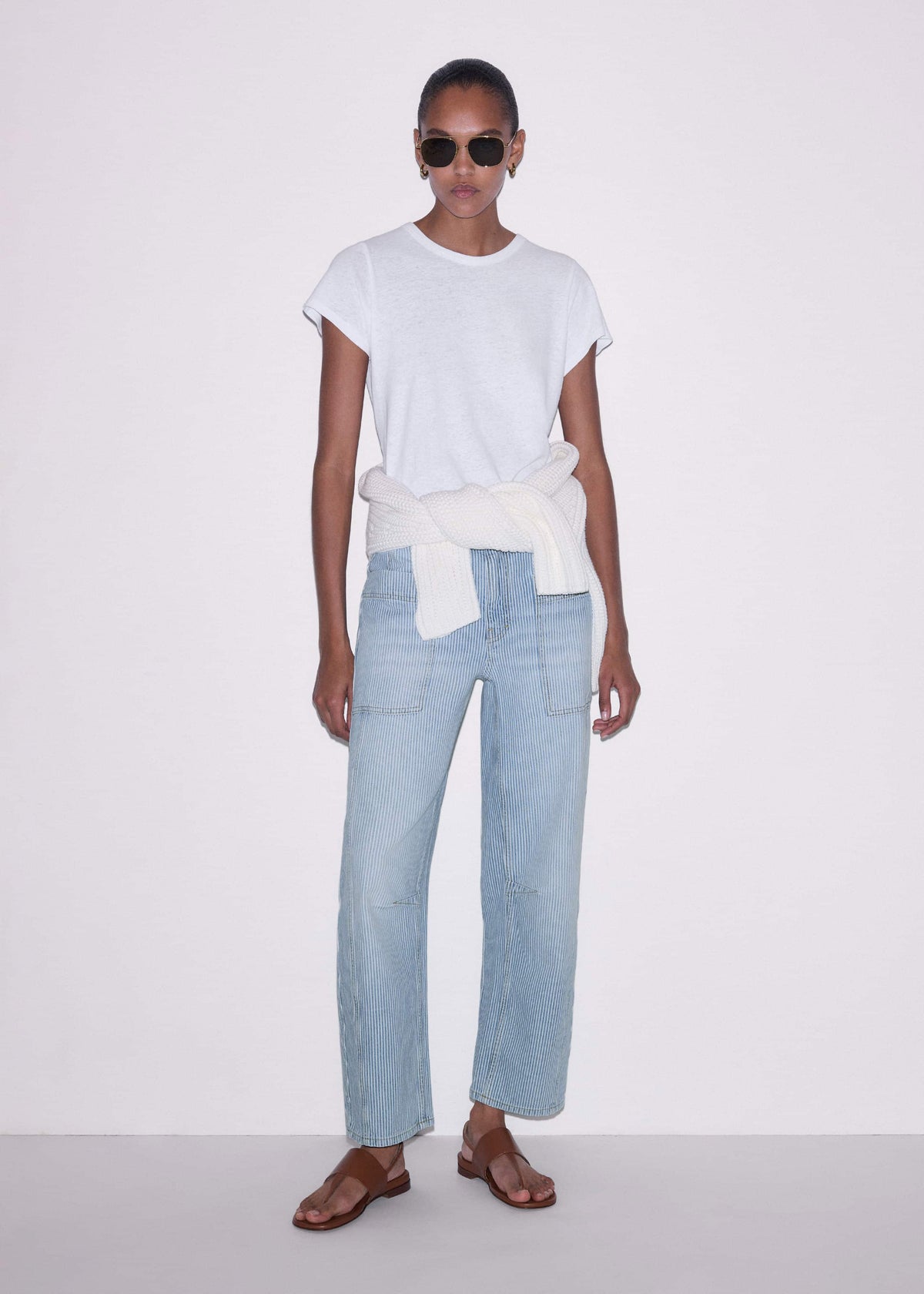 White Soft Washed Tee | ME+EM