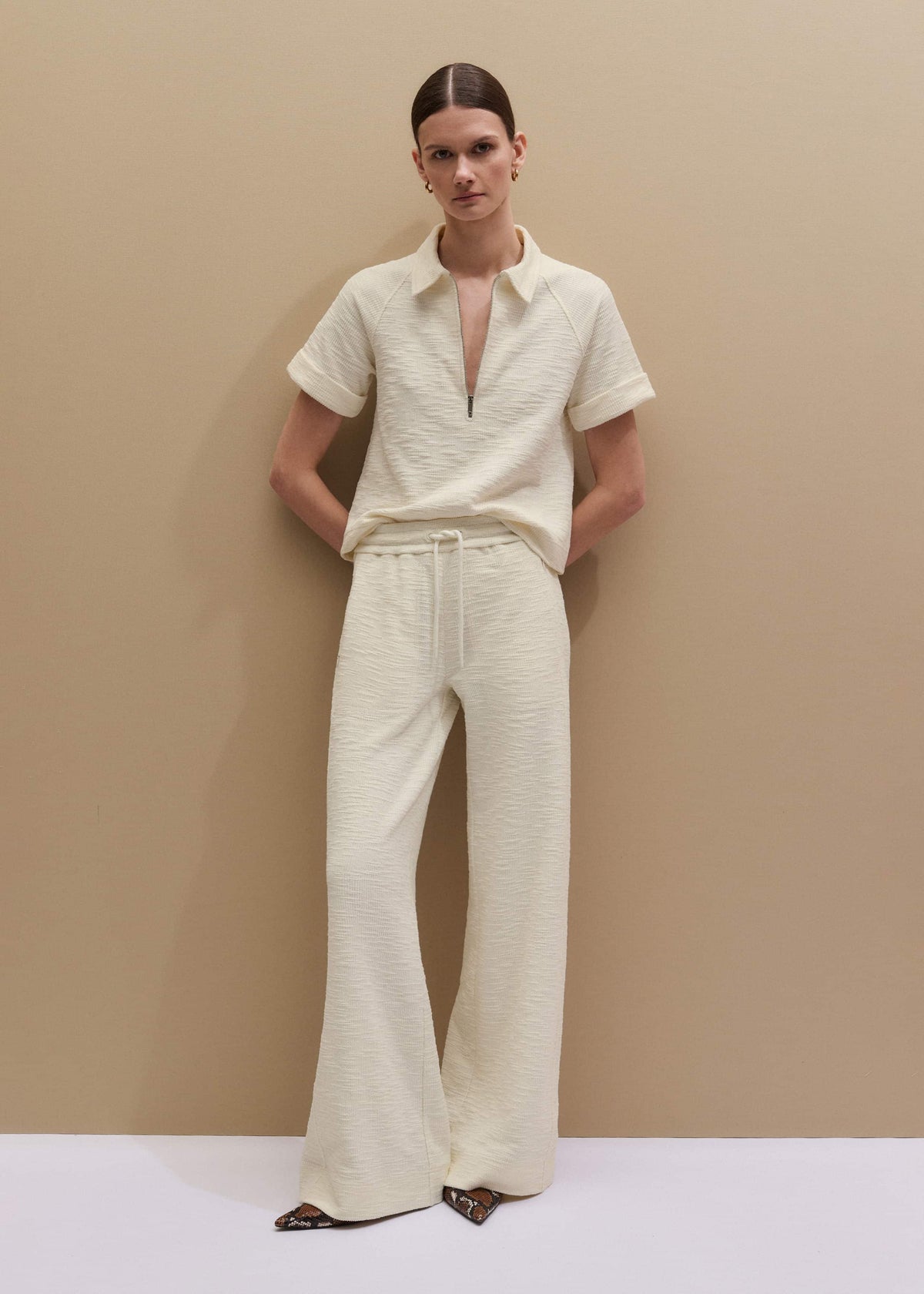 Cream Polo Swing Top | ME+EM