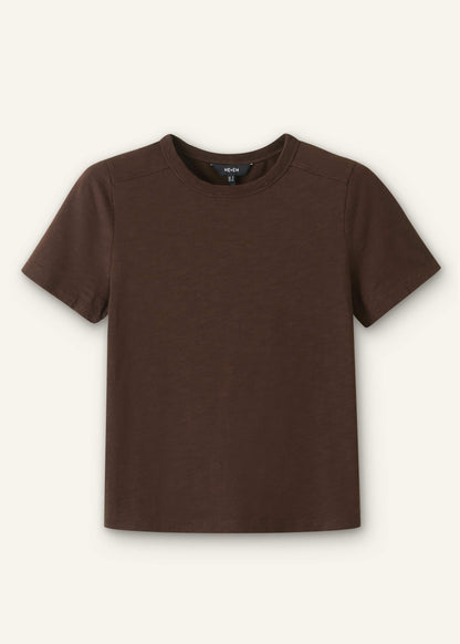 Brown Warm Touch Tee | ME+EM