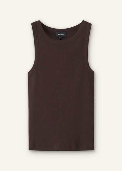 Brown Perfect Basic Vest | ME+EM