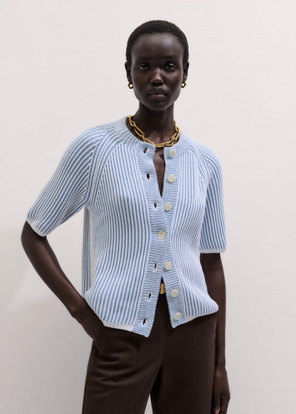 Blue Soft Touch Cardigan | ME+EM