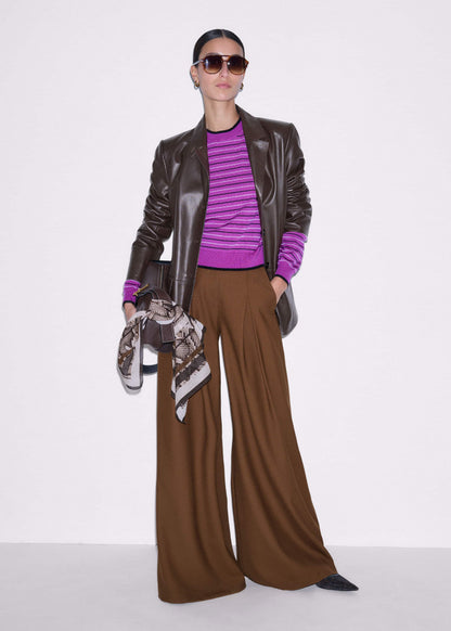 Textured Stripe Straight Sweater | ME+EM