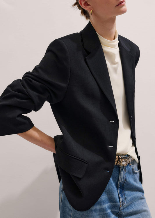 Black Icon Oversized Blazer | ME+EM