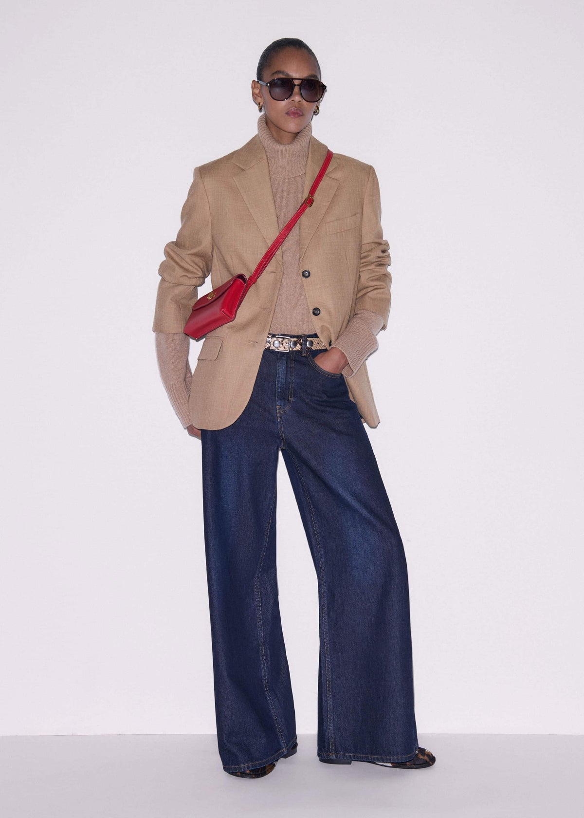 Brown Icon Oversized Blazer | ME+EM