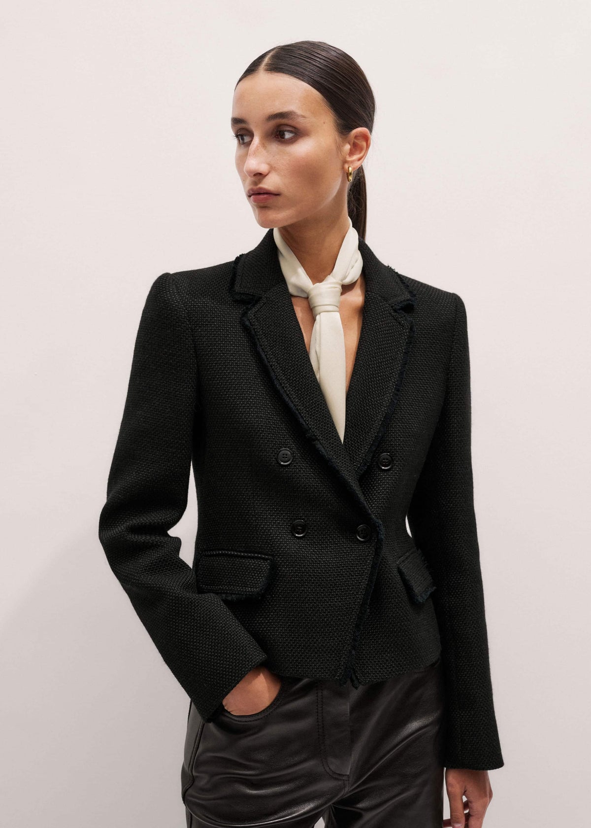 Black AM-PM Fitted Blazer | ME+EM