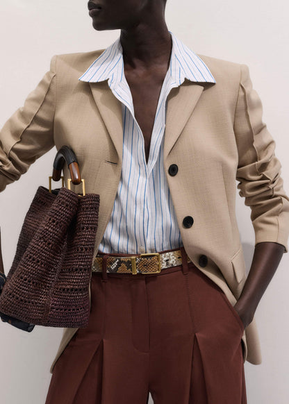 Sand Slim Contour Blazer | ME+EM