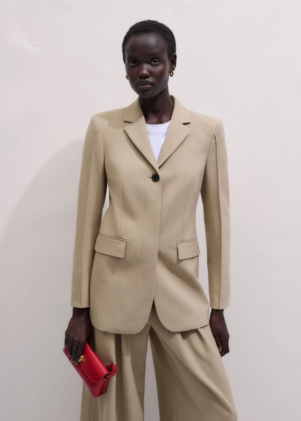 Sand Slim Contour Blazer | ME+EM