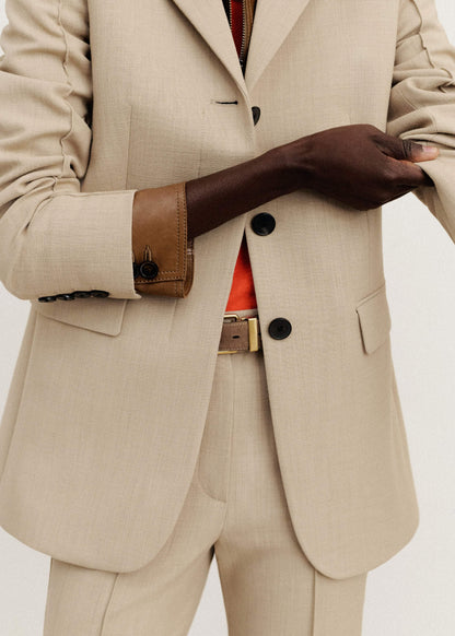 Sand Slim Contour Blazer | ME+EM