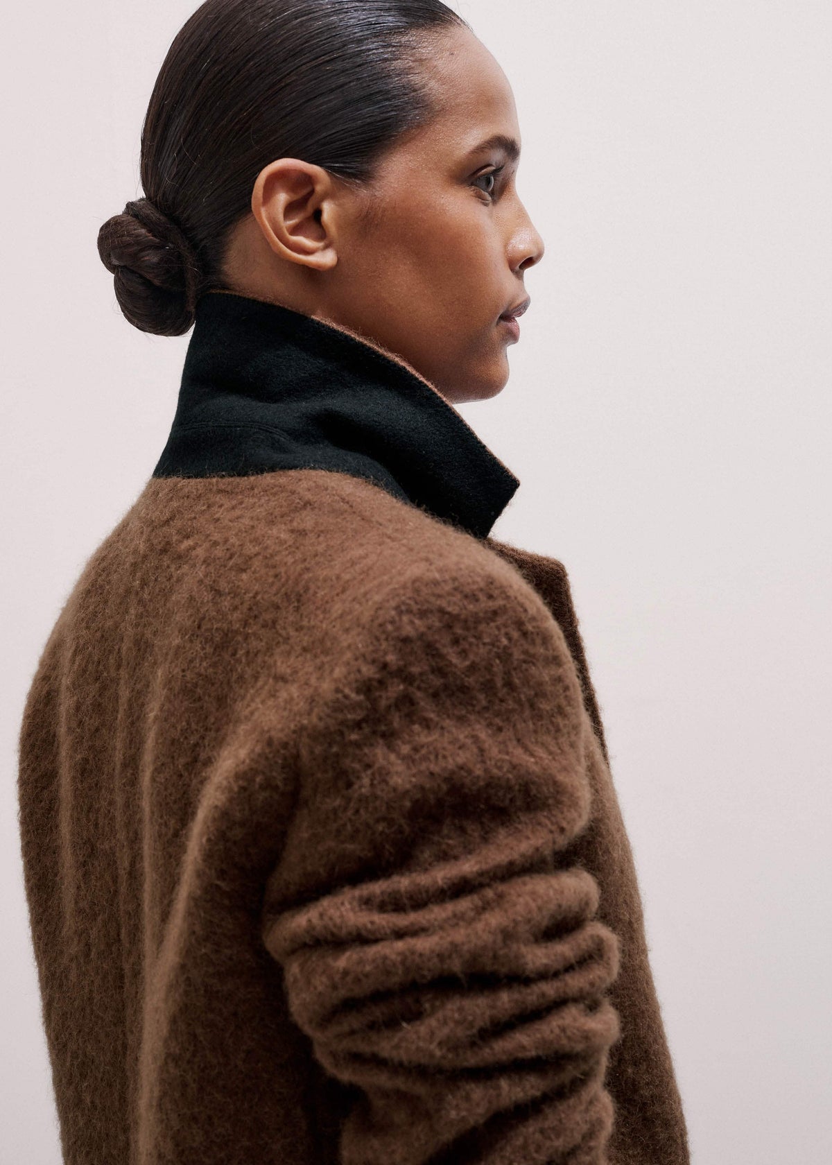 Brown Teddy Luxe Blazer | ME+EM