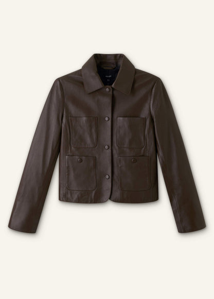 Brown Patch Pocket Jacket | ME+EM