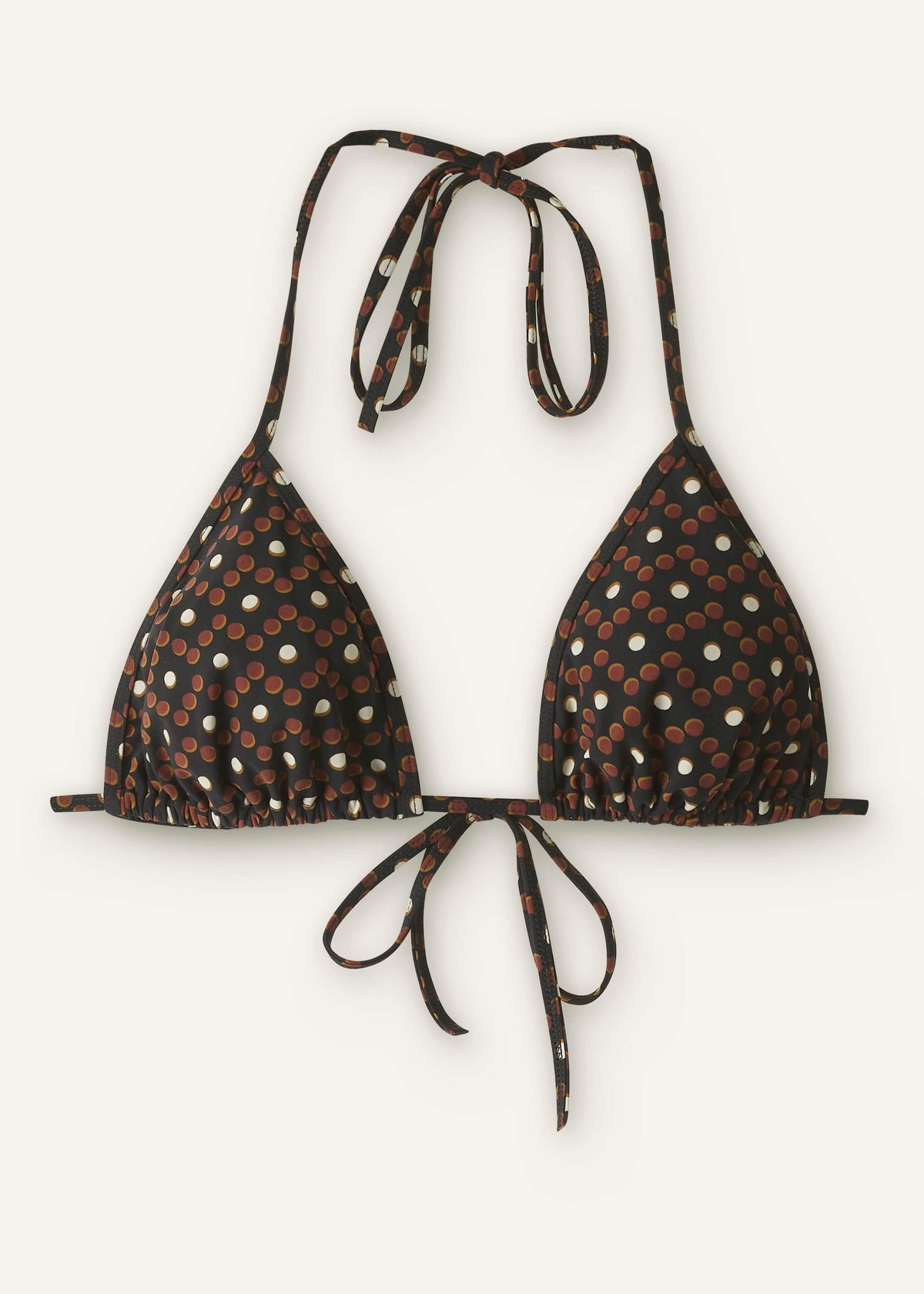 Cinnamon Brown Triangle Bikini Top | ME+EM