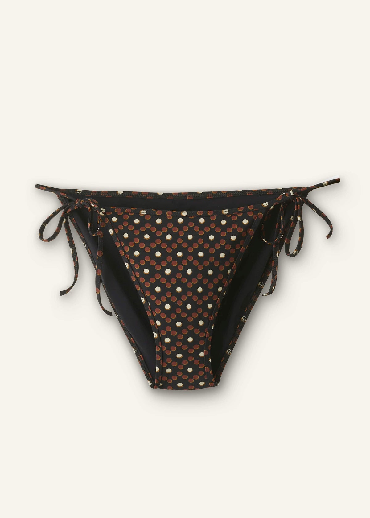 Cinnamon Brown Side Tie Bikini Bottom | ME+EM