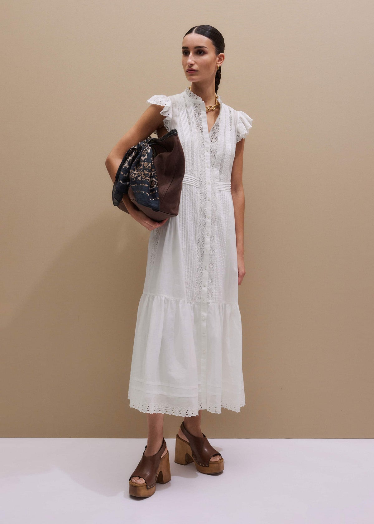 White 2-in-1 Maxi Dress | ME+EM