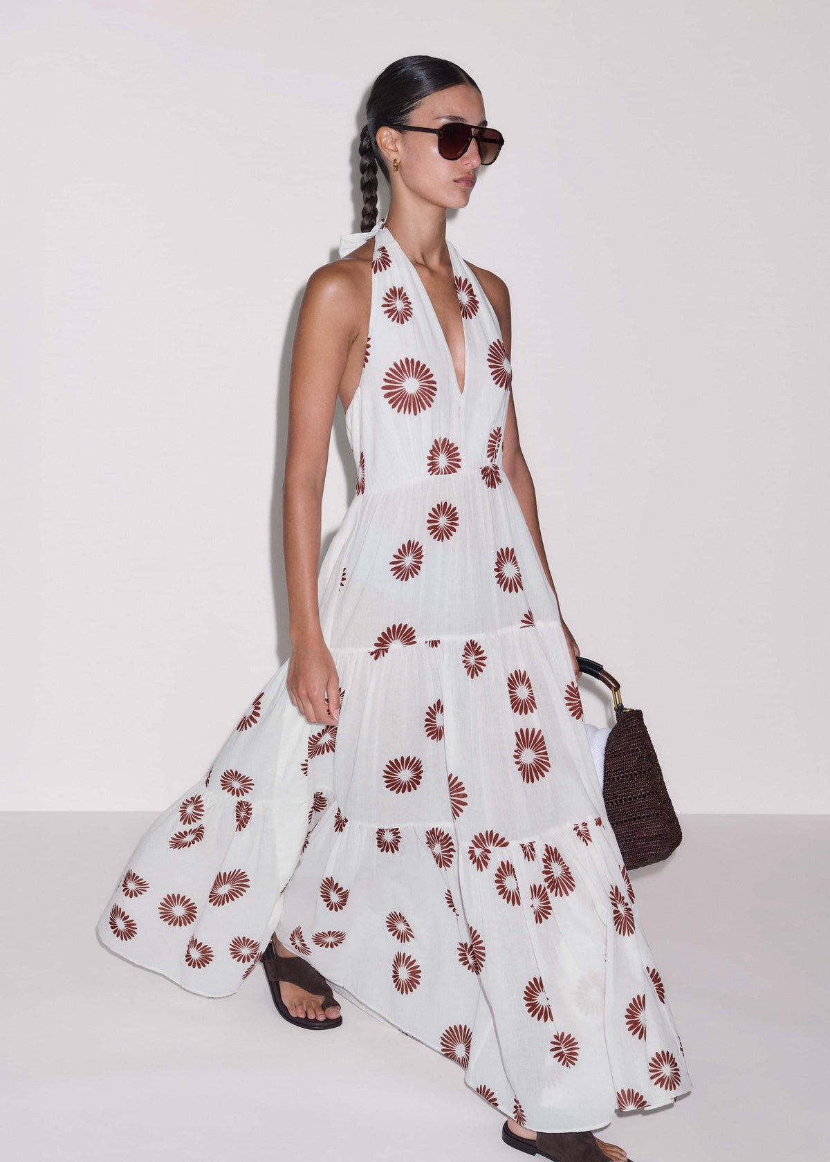 White Full-Length Beach Dress | ME+EM