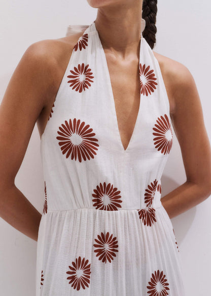 White Full-Length Beach Dress | ME+EM
