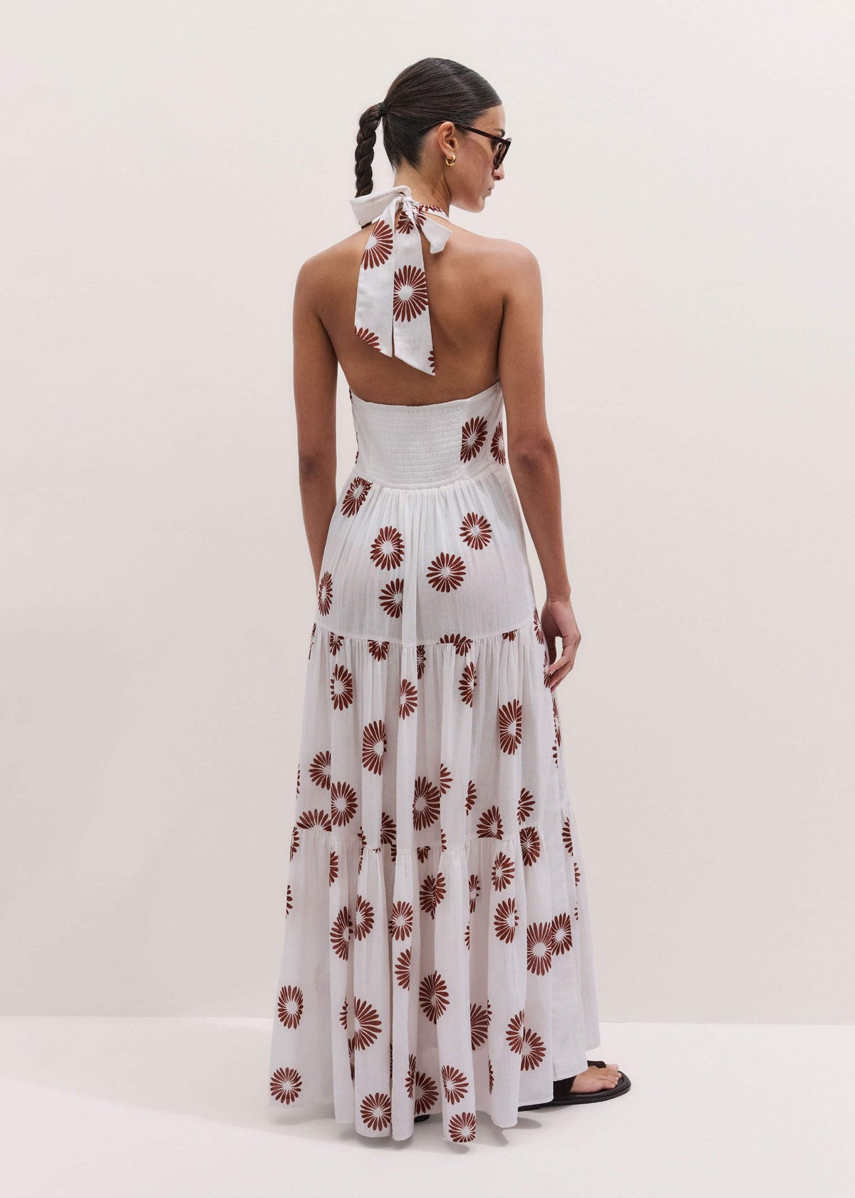 White Full-Length Beach Dress | ME+EM