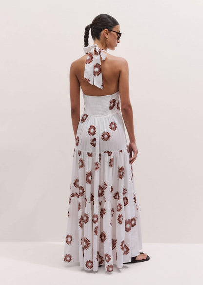 White Full-Length Beach Dress | ME+EM