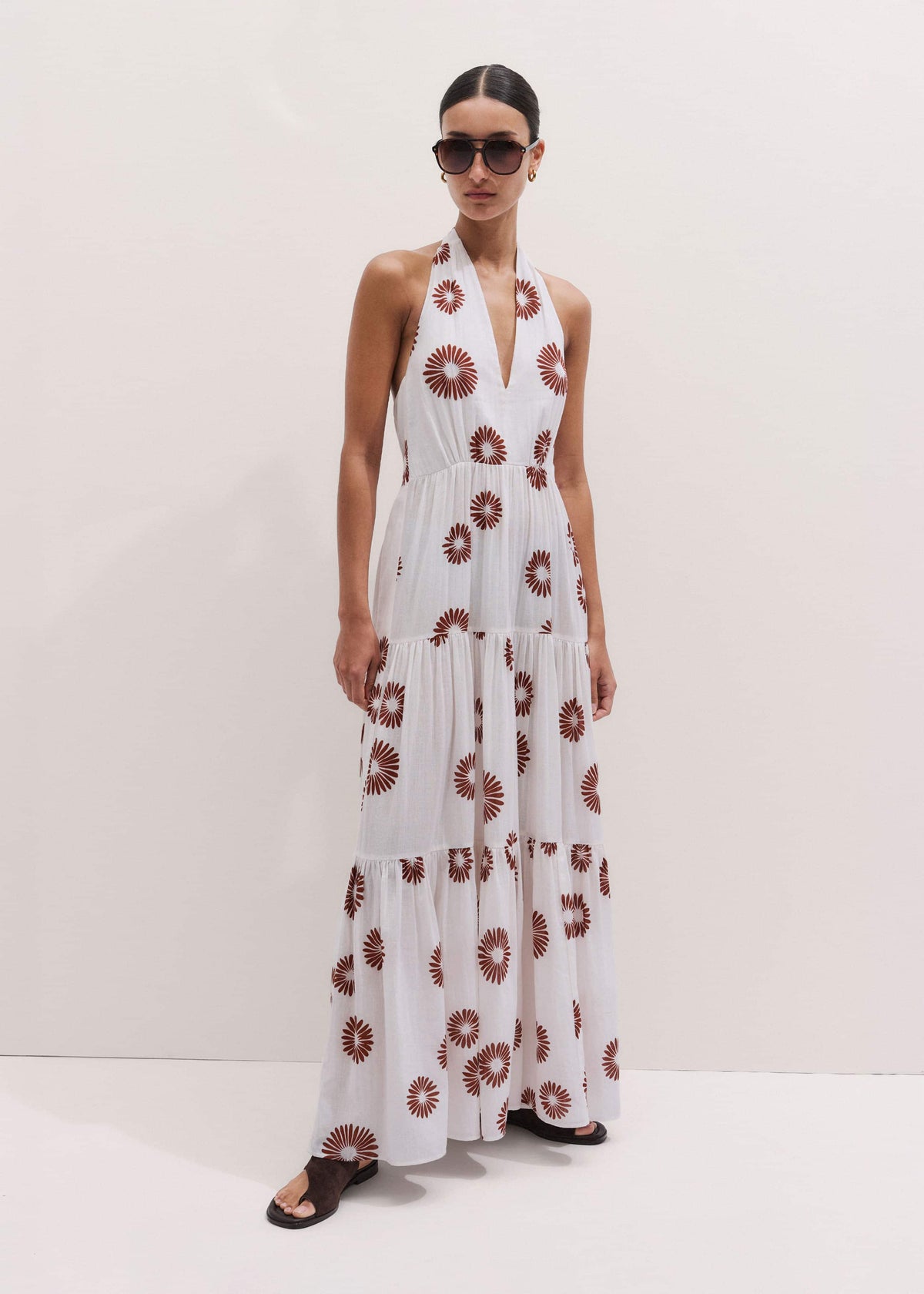 White Full-Length Beach Dress | ME+EM