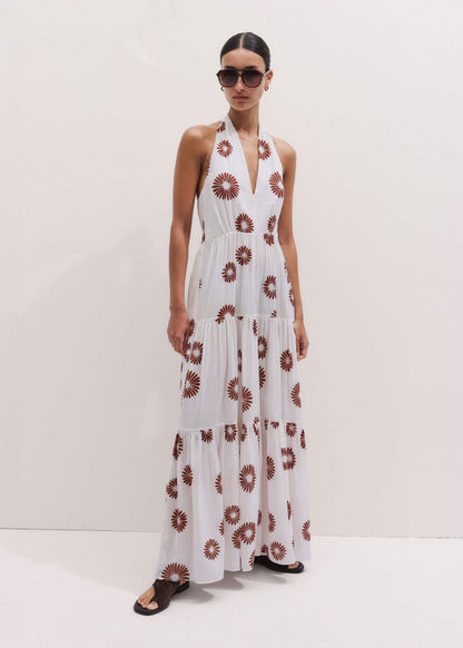 White Full-Length Beach Dress | ME+EM