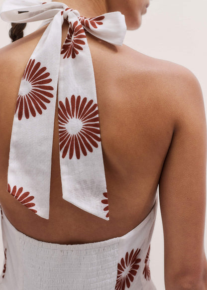 White Full-Length Beach Dress | ME+EM