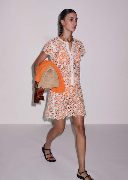 Orange Beach Baby Tee Co-ord | ME+EM