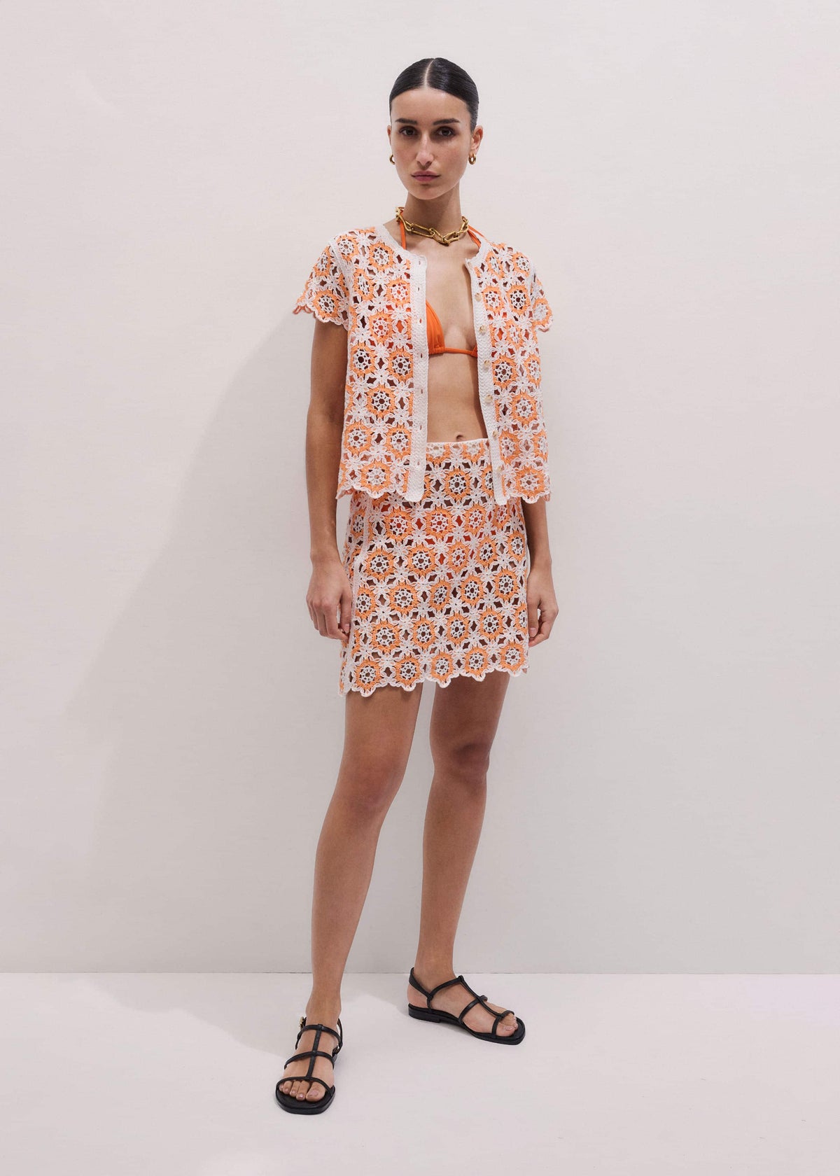 Orange Beach Baby Tee Co-ord | ME+EM