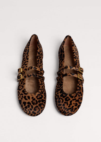 Dark Brown Leopard Ballet Flat | ME+EM