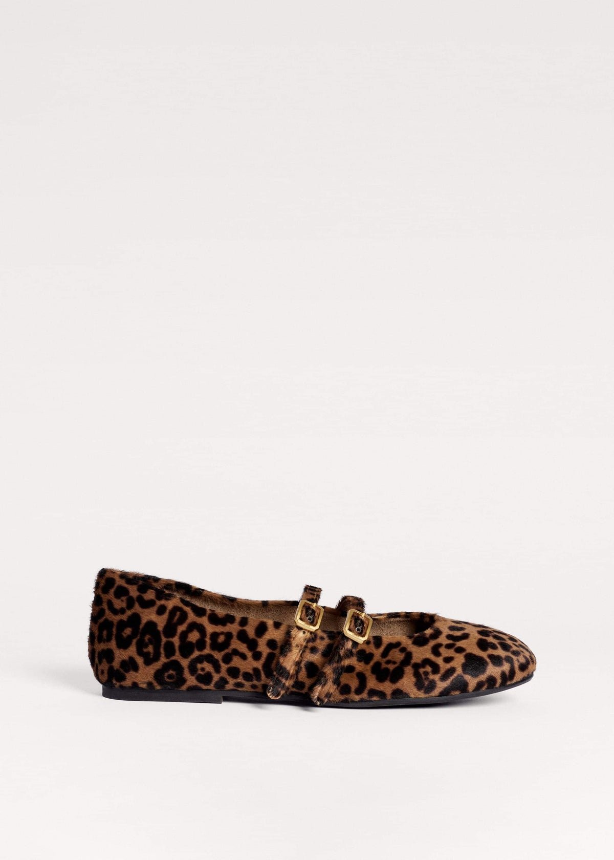 Dark Brown Leopard Ballet Flat | ME+EM