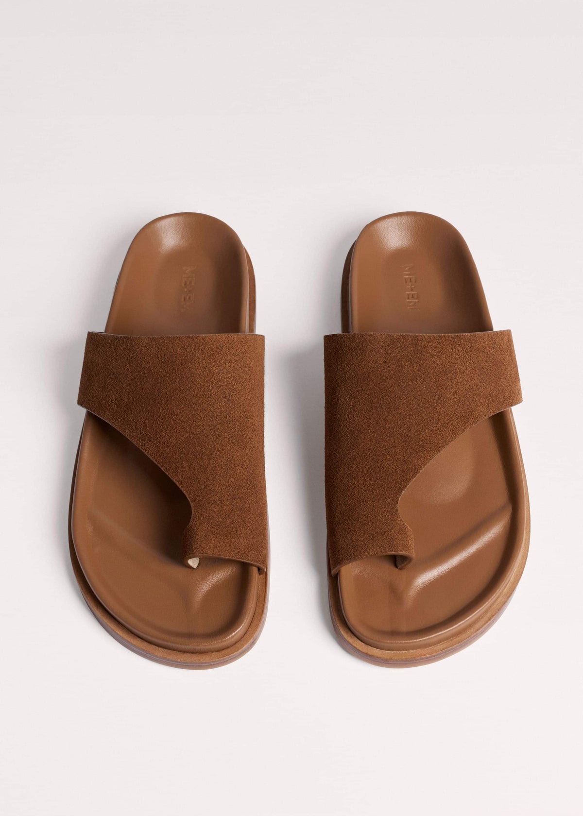 Tan Brown Asymmetric Sandal | ME+EM