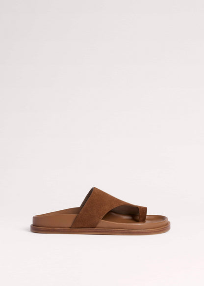 Tan Brown Asymmetric Sandal | ME+EM