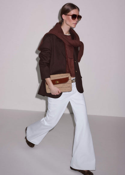 Cinnamon Brown Halterneck Top | ME+EM