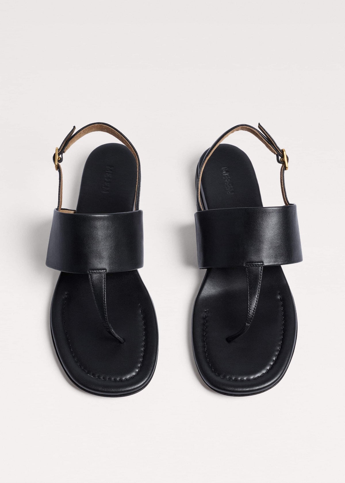 Black Minimal Sandal | ME+EM