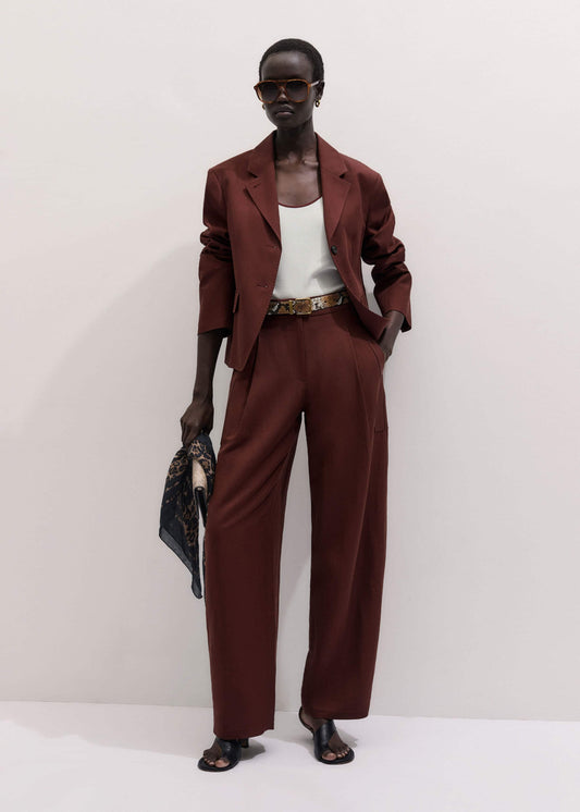 Cinnamon Brown Icon Oversized Blazer Suit | ME+EM
