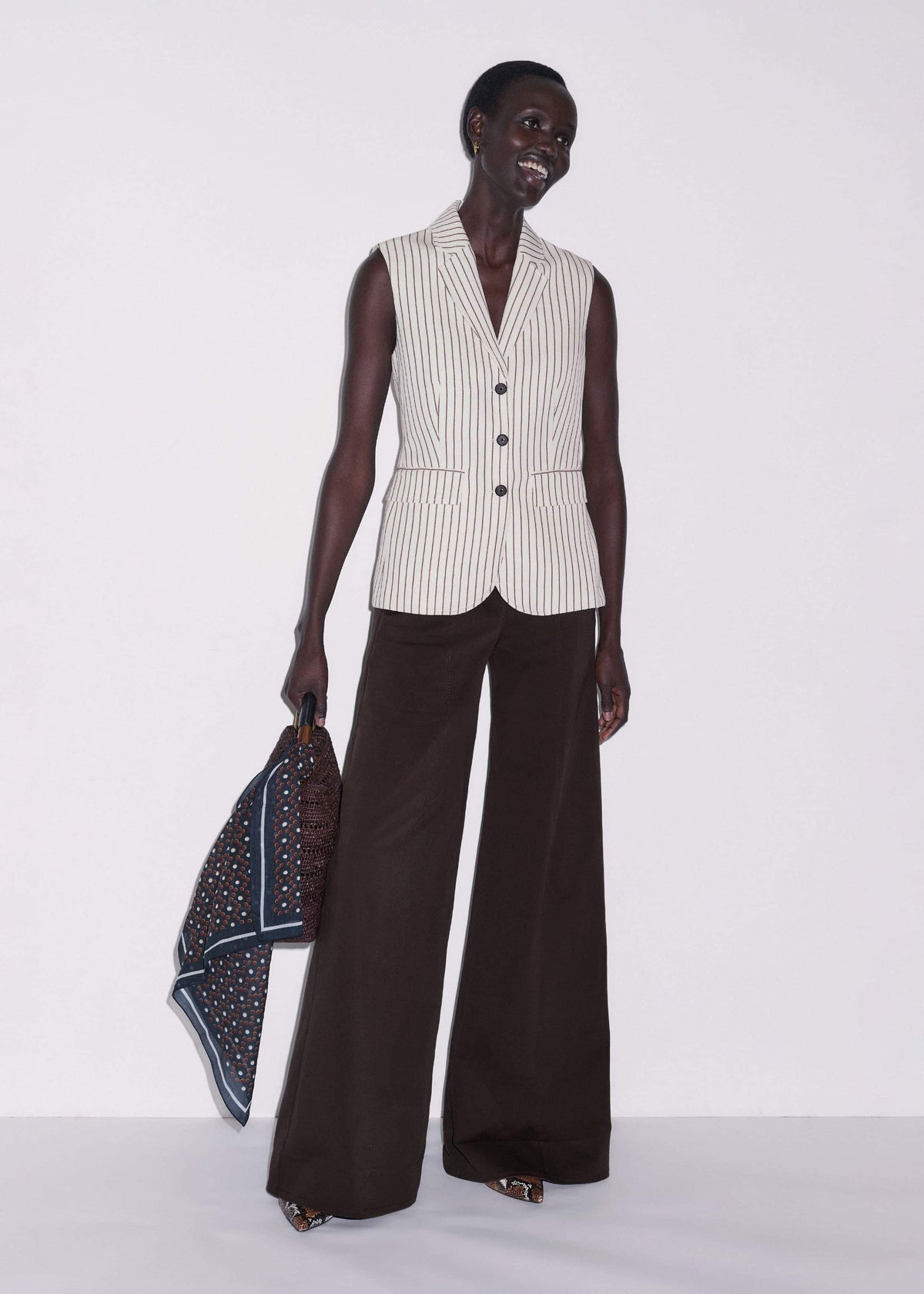 Ivory Slim Vest | ME+EM
