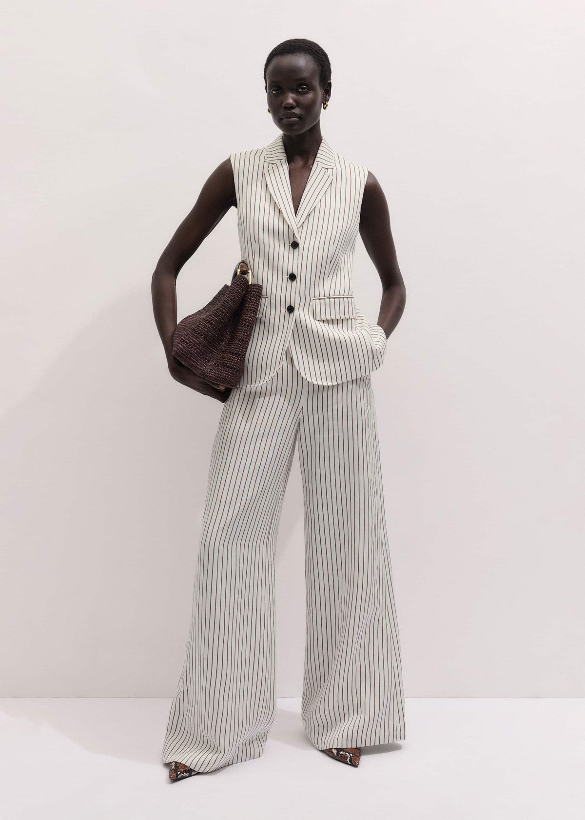Ivory Slim Vest | ME+EM