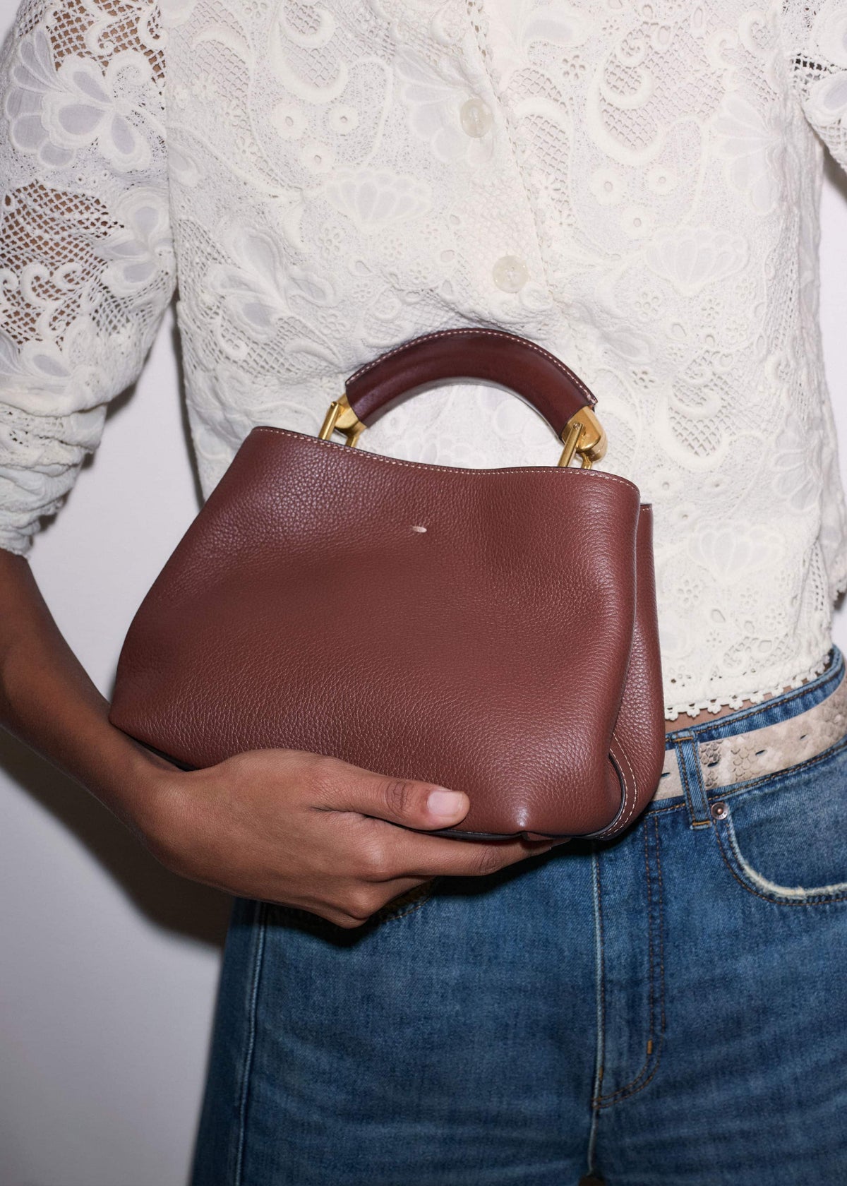 Brown Mini Day Bag | ME+EM