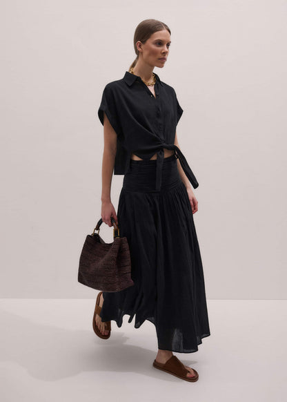 Black Beach Shirt Co-ord | ME+EM