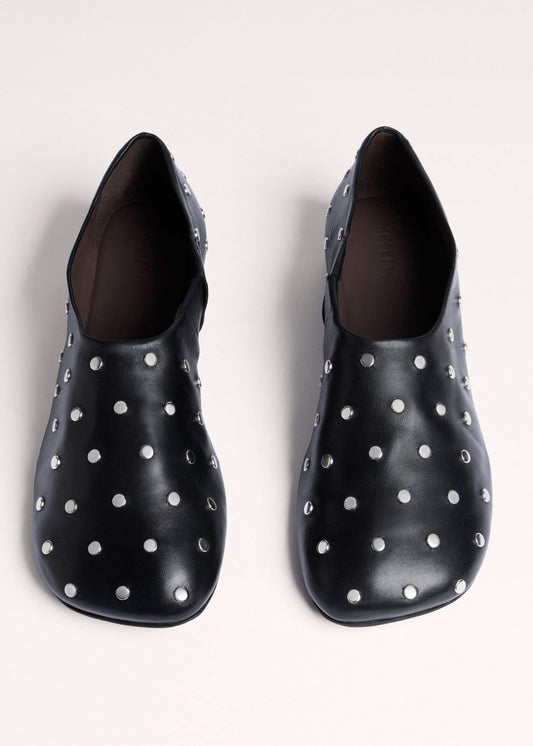 Black Studded Slipper | ME+EM
