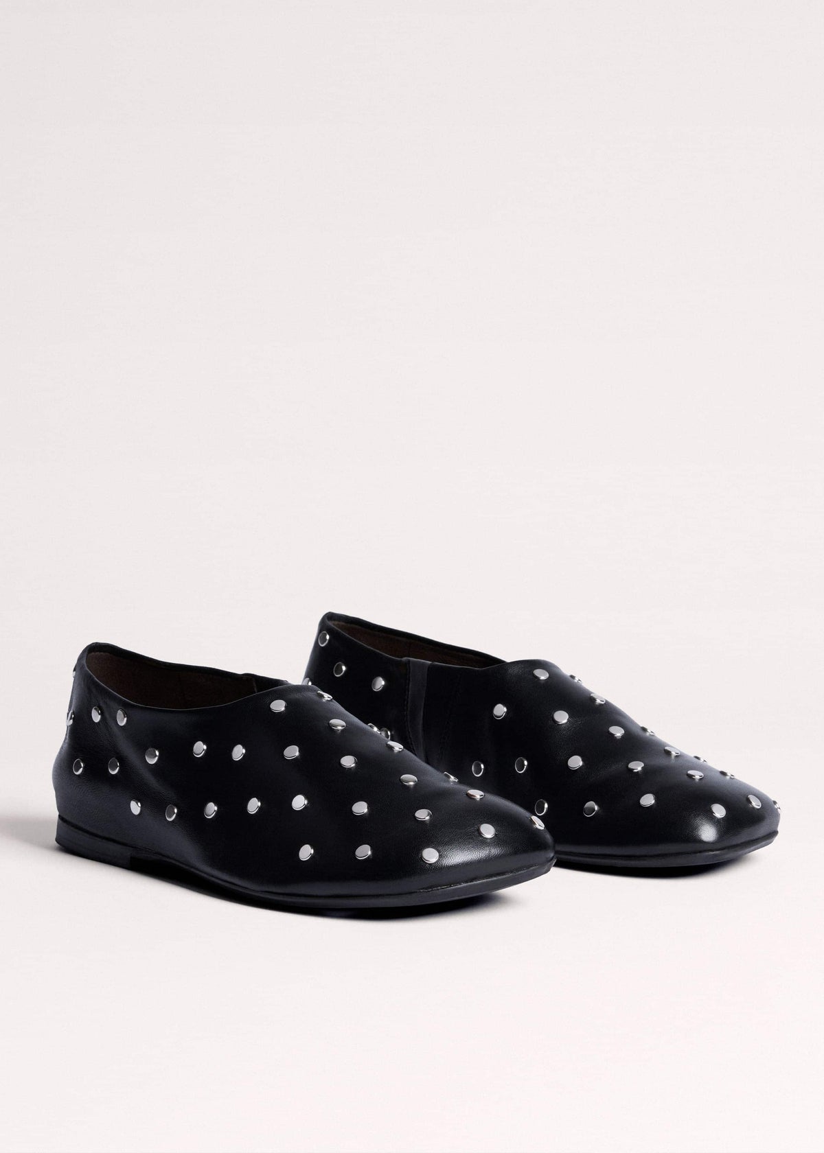 Black Studded Slipper | ME+EM