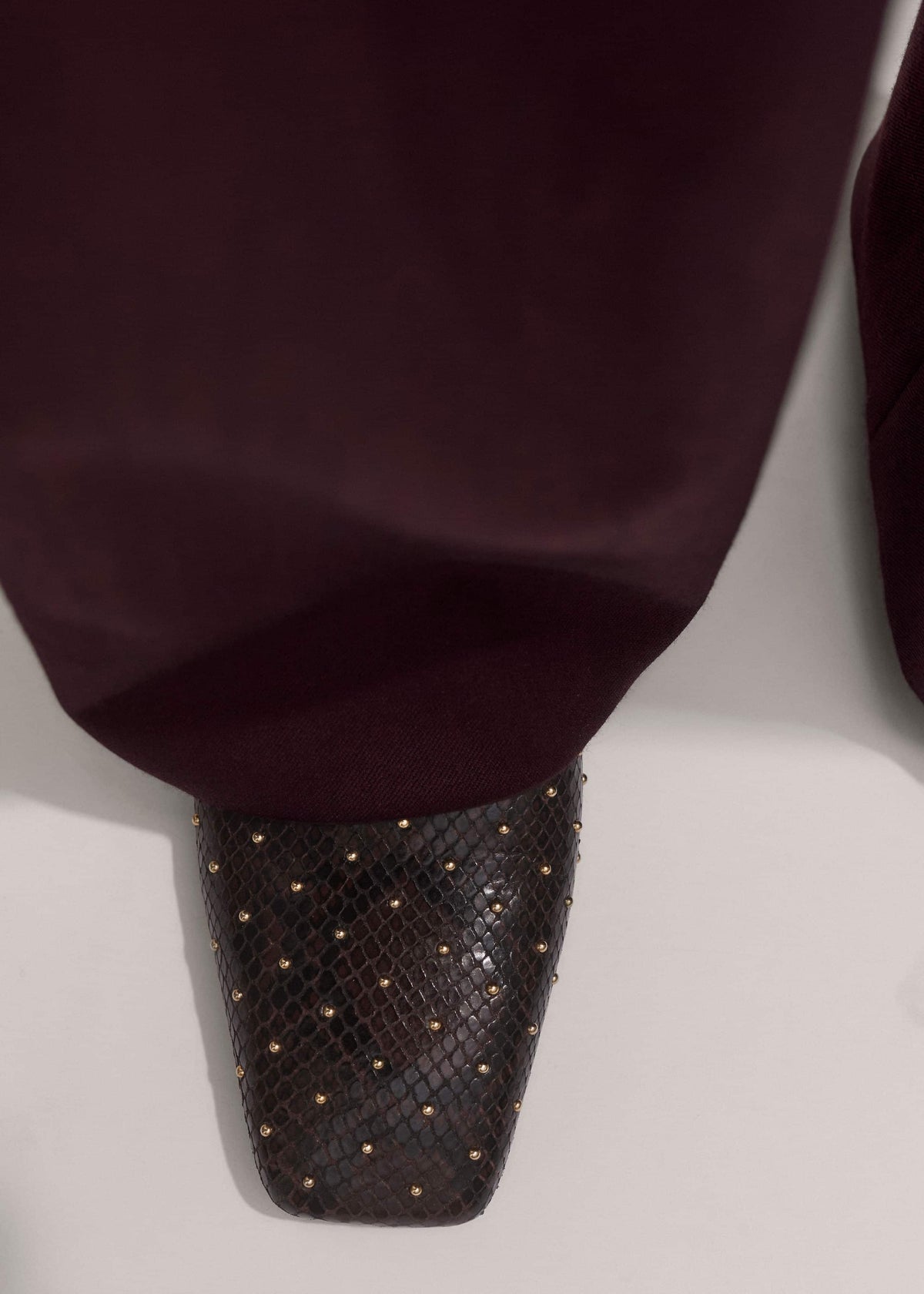 Brown Square Toe Slipper | ME+EM