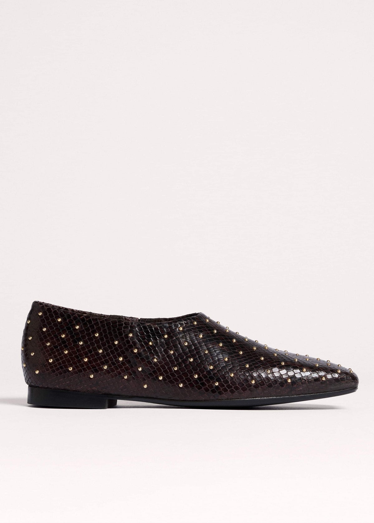 Brown Square Toe Slipper | ME+EM