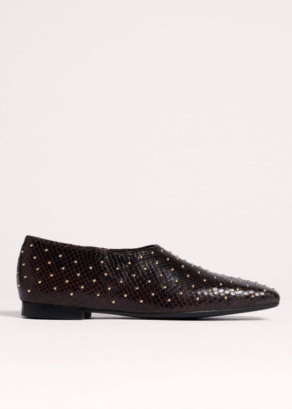 Brown Square Toe Slipper | ME+EM