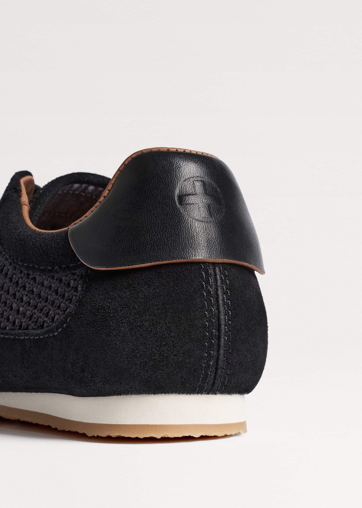 Black Mesh Retro Runner Sneaker | ME+EM