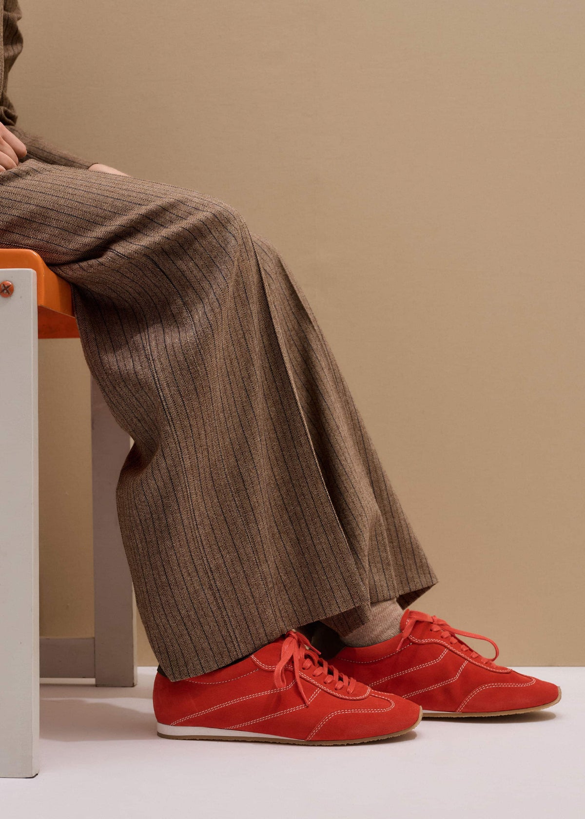 Orange Retro Runner Sneaker | ME+EM