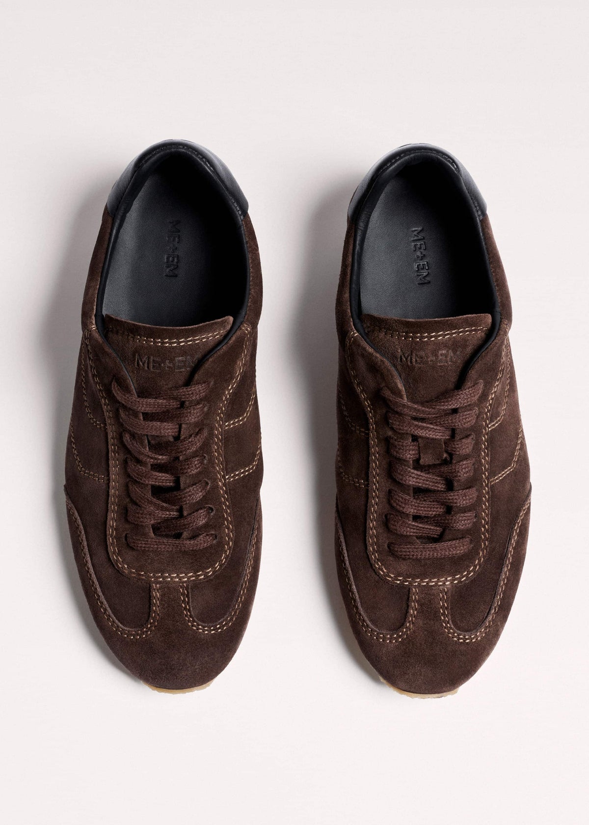 Brown Retro Runner Sneaker | ME+EM