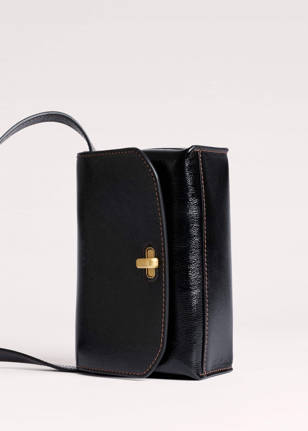 Black Leather Clutch + Crossbody Bag | ME+EM