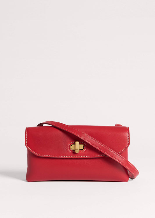 Red Leather Small Pouch | ME+EM