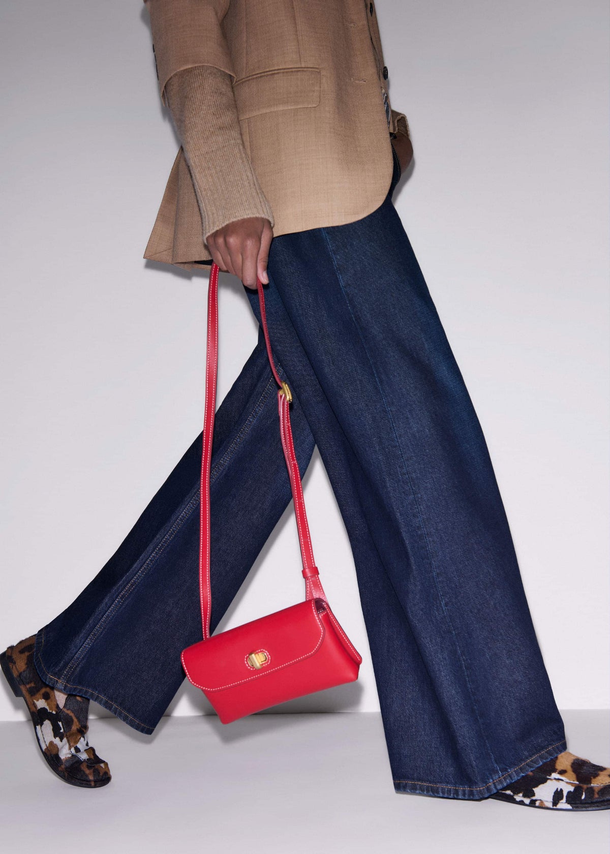 Red Leather Small Pouch | ME+EM