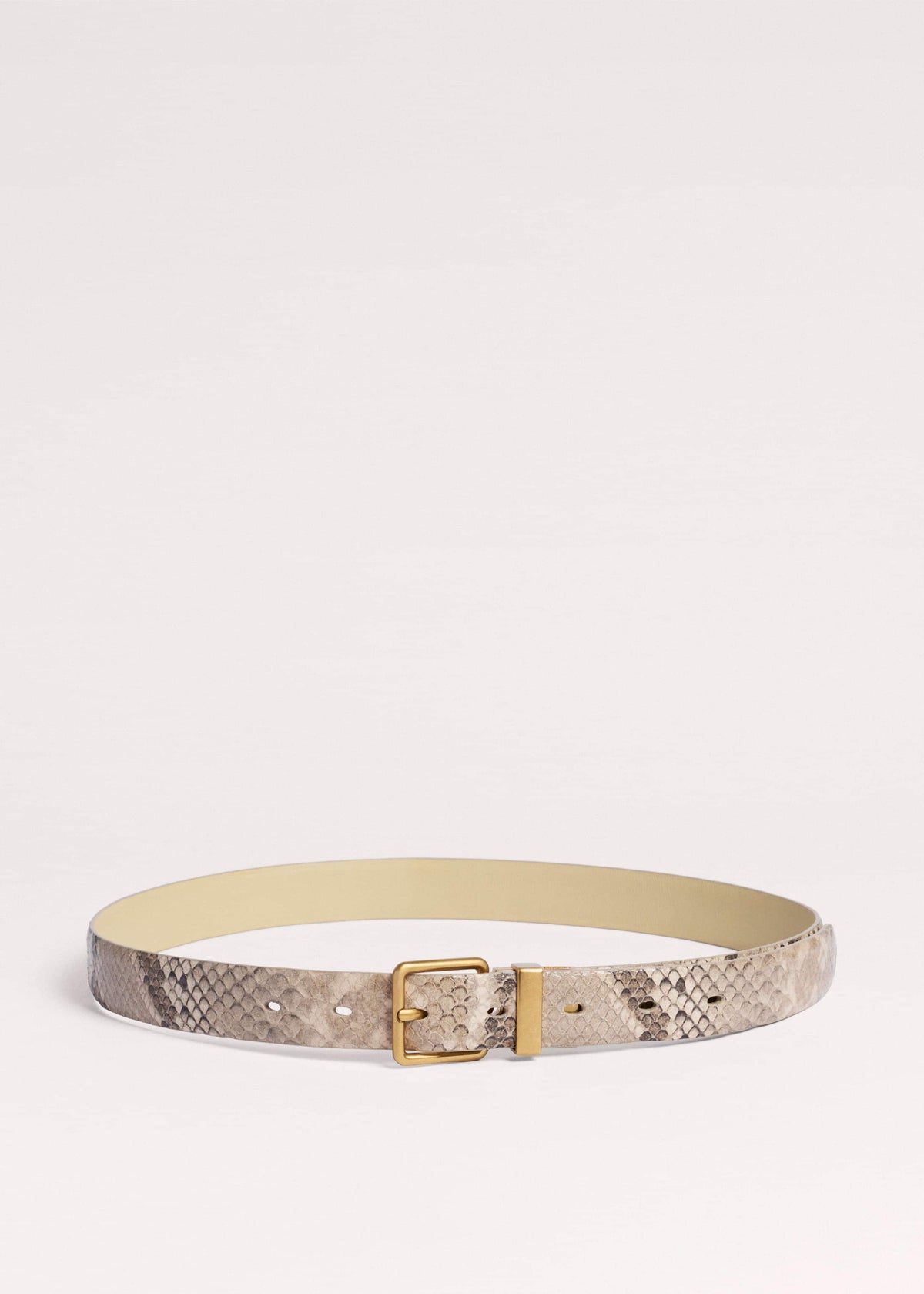 Snake Print Reversible Belt | ME+EM