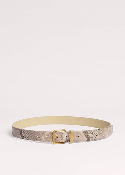 Snake Print Reversible Belt | ME+EM